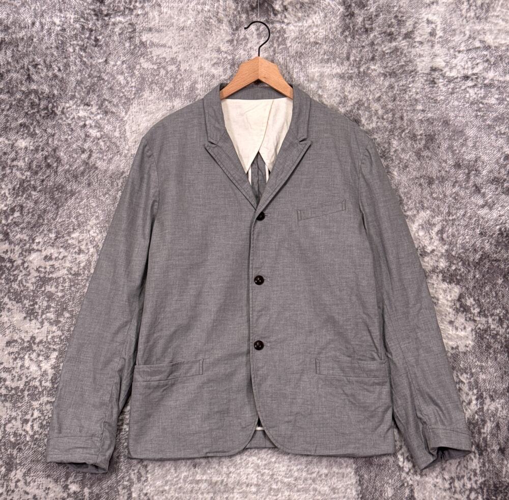 Steven Alan Blazer Medium Mens Cotton Unstructured Gray Jacket